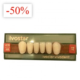 Зуби Ivostar 420-6В, розмір 12, фронт-низ