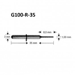VHF Фреза G100-R-35 N4(для склокераміки)