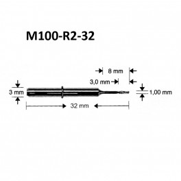 VHF Фреза M100-R2-32 N4(CoCr)