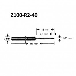 VHF Фреза Z100-R2-40 K5(Zr)