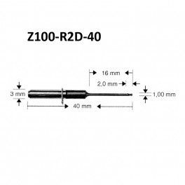 VHF Фреза Z100-R2D-40 K5(Zr)