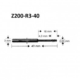 VHF Фреза Z200-R3-40 K5(Zr)
